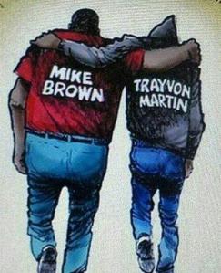 michael brown trayvon martin